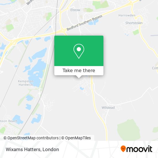 Wixams Hatters map
