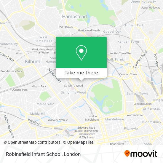 Robinsfield Infant School map