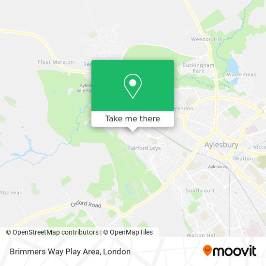 Brimmers Way Play Area map
