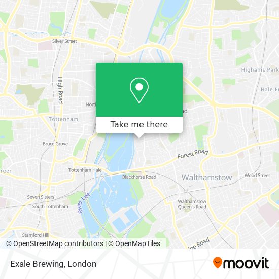 Exale Brewing map
