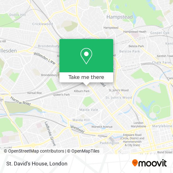 St. David's House map