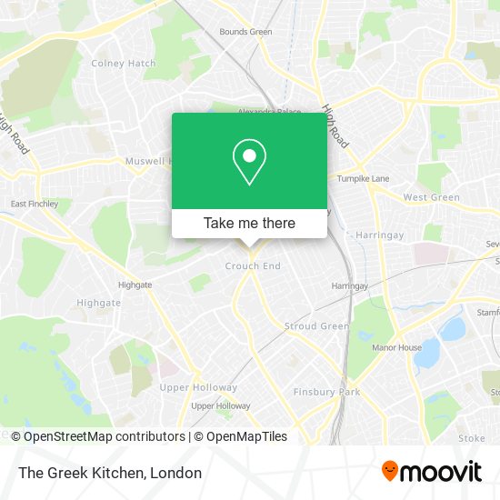 The Greek Kitchen map
