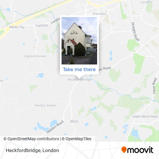 Heckfordbridge map