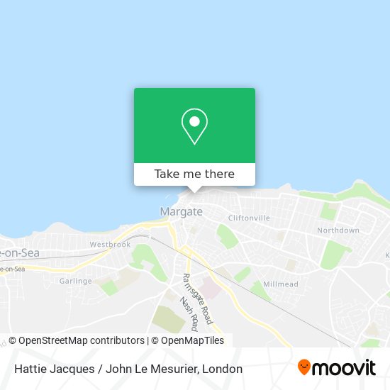 Hattie Jacques / John Le Mesurier map