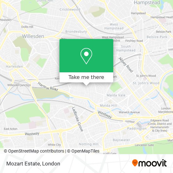 Mozart Estate map