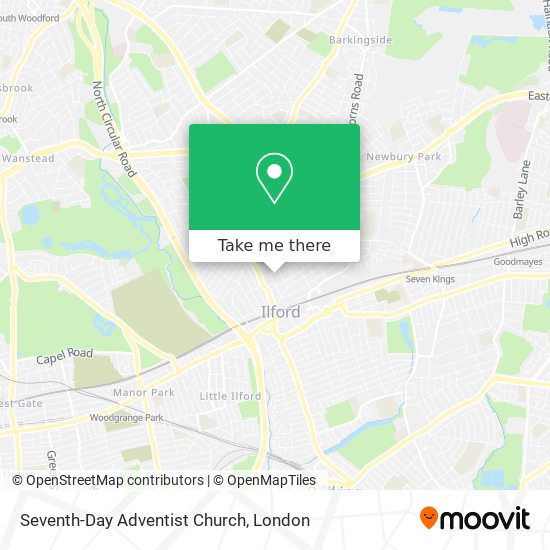Seventh-Day Adventist Church map