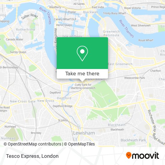 Tesco Express map