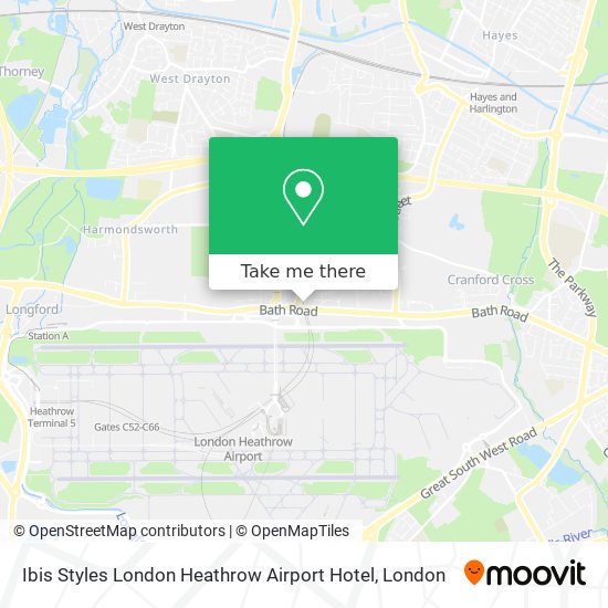 Ibis Styles London Heathrow Airport Hotel map