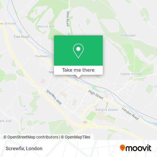 Screwfix map