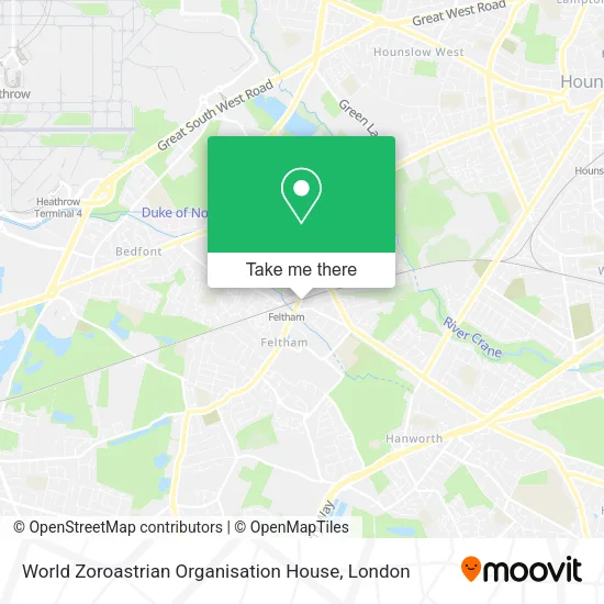 World Zoroastrian Organisation House map