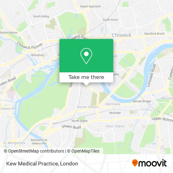 Kew Medical Practice map