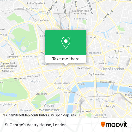 St George's Vestry House map