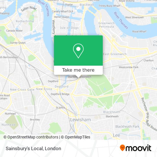 Sainsbury's Local map