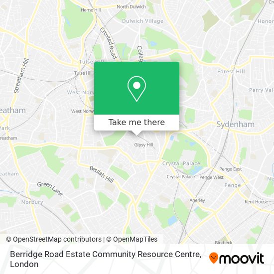 Berridge Road Estate Community Resource Centre map