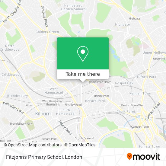 Fitzjohn's Primary School map