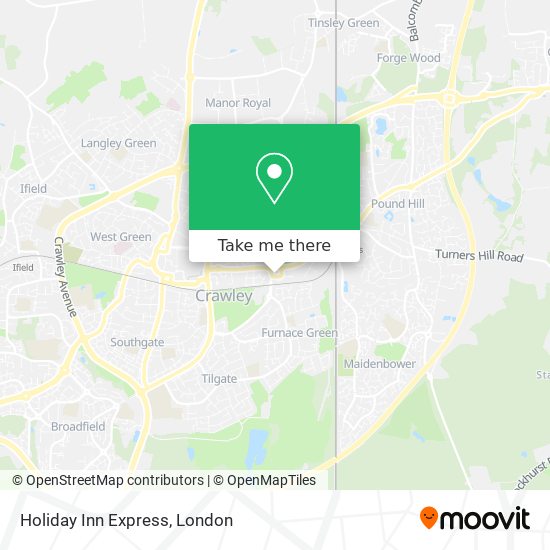 Holiday Inn Express map
