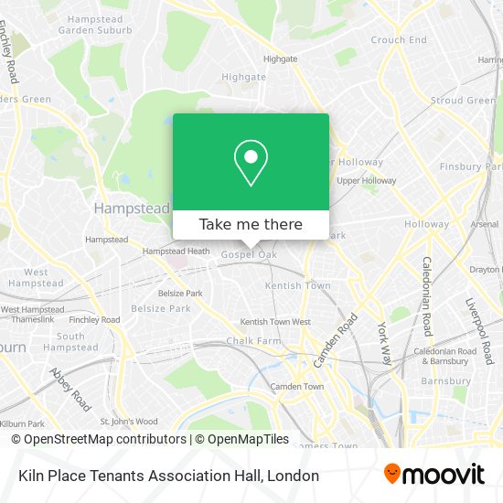 Kiln Place Tenants Association Hall map