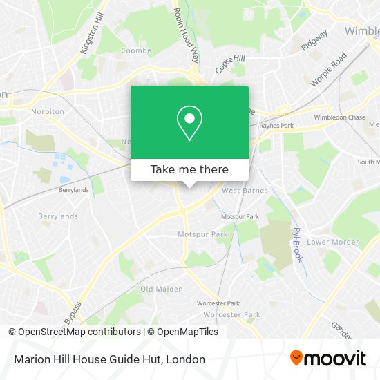 Marion Hill House Guide Hut map