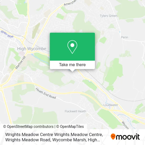 Wrights Meadow Centre Wrights Meadow Centre, Wrights Meadow Road, Wycombe Marsh, High Wycombe, Bucks map