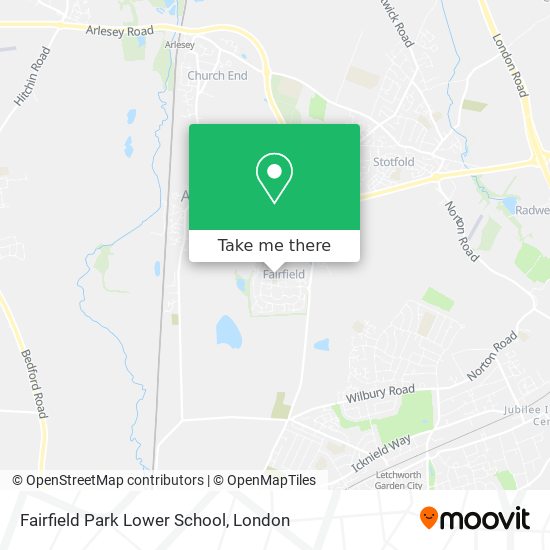 Fairfield Park Lower School map