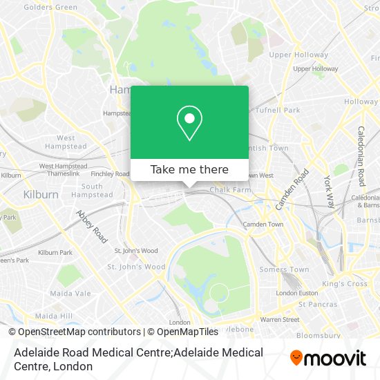 Adelaide Road Medical Centre;Adelaide Medical Centre map