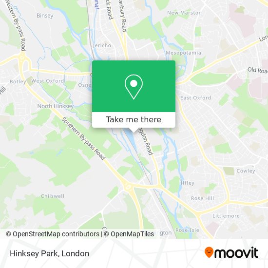 Hinksey Park map