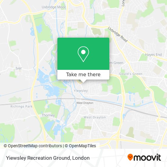 Yiewsley Recreation Ground map