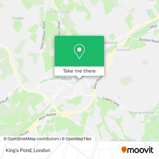 King's Pond map
