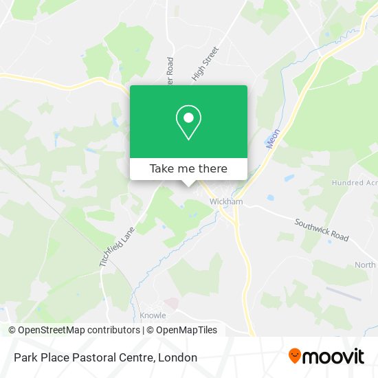 Park Place Pastoral Centre map