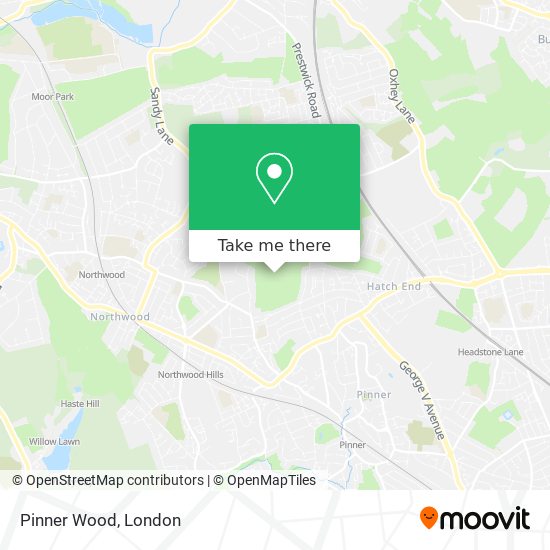 Pinner Wood map