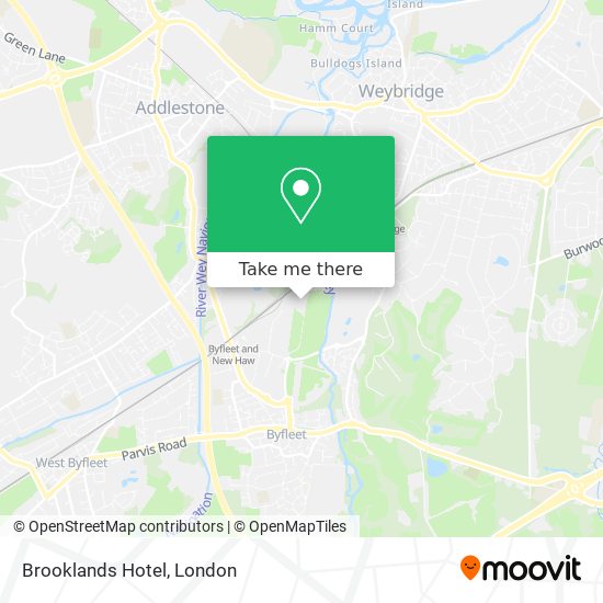 Brooklands Hotel map