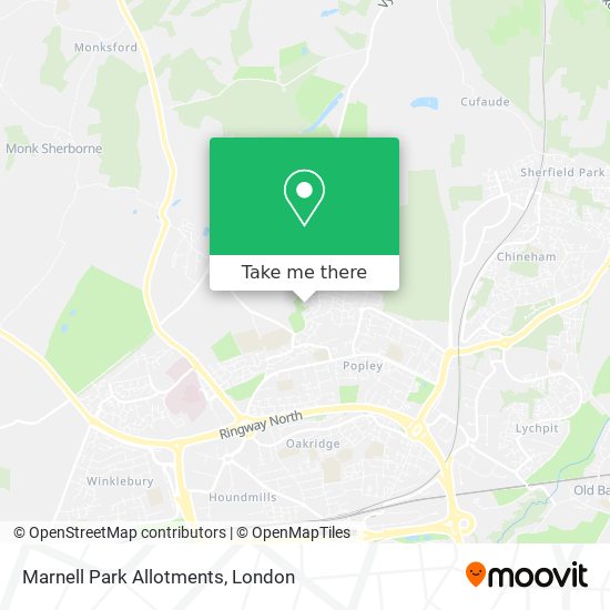 Marnell Park Allotments map