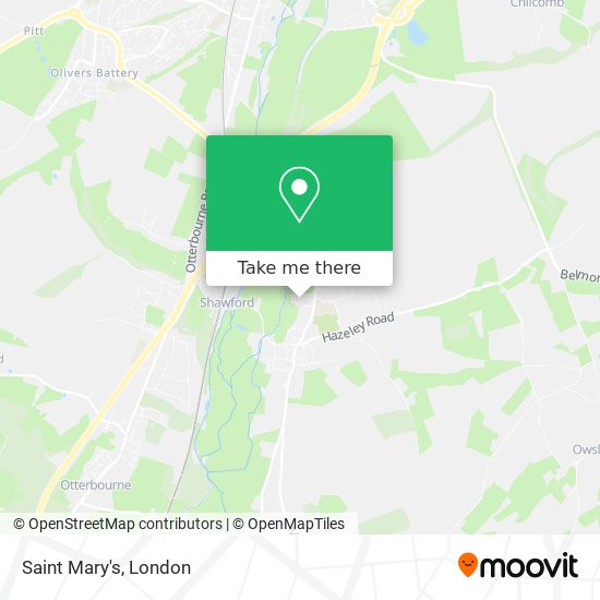 Saint Mary's map