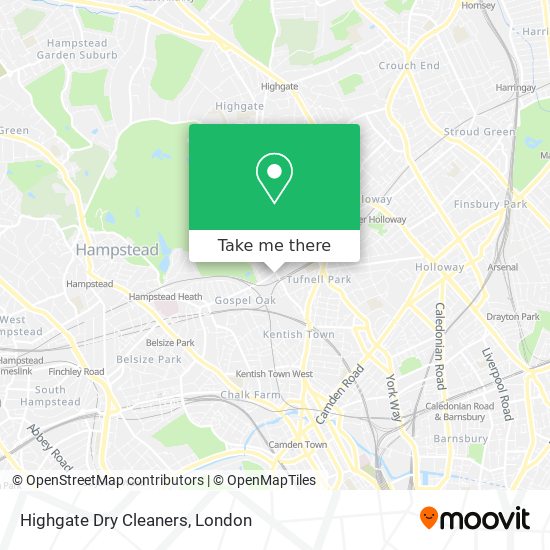 Highgate Dry Cleaners map