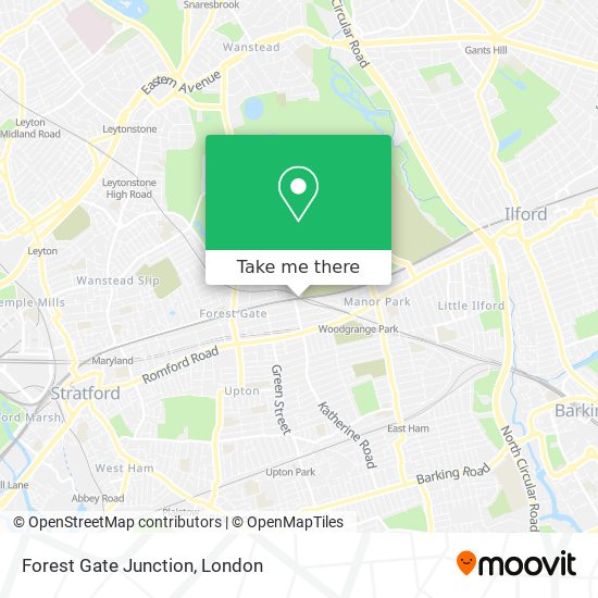 Forest Gate Junction map