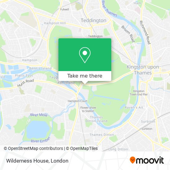 Wilderness House map