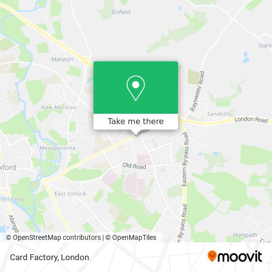 Card Factory map