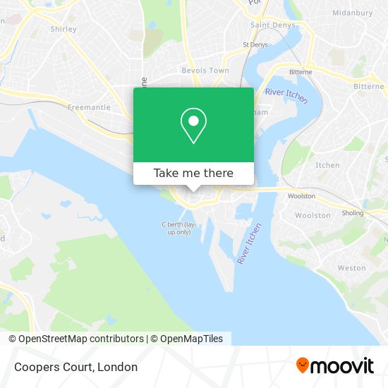 Coopers Court map