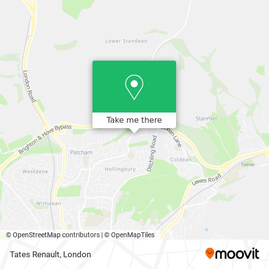 Tates Renault map