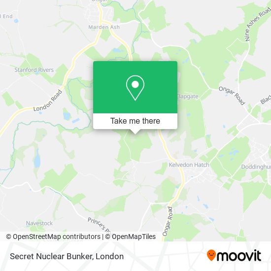Secret Nuclear Bunker map