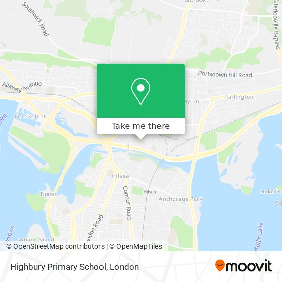 Highbury Primary School map