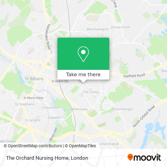 The Orchard Nursing Home map