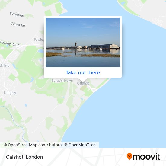 Calshot map
