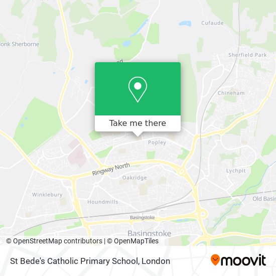 St Bede's Catholic Primary School map