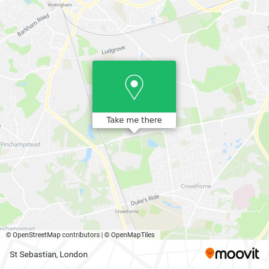St Sebastian map