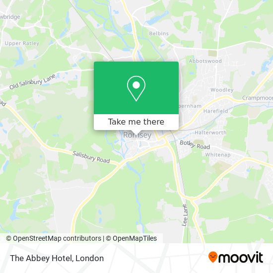 The Abbey Hotel map