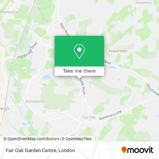 Fair Oak Garden Centre map