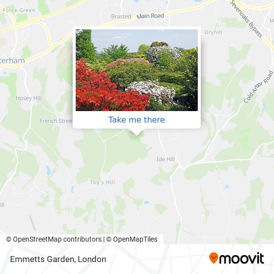 Emmetts Garden map