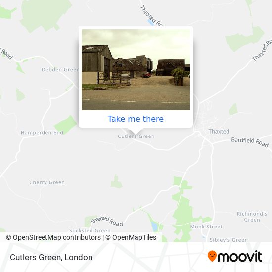 Cutlers Green map