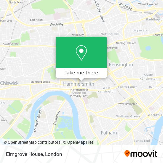 Elmgrove House map